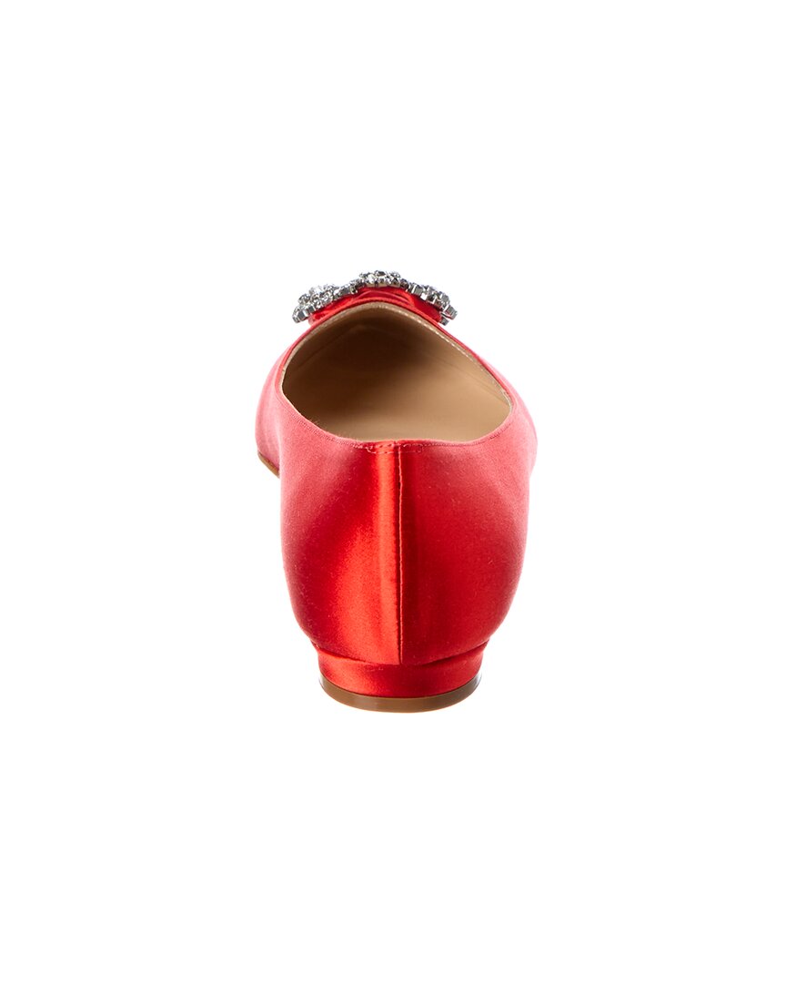 Manolo Blahnik Hangisi Satin Flat