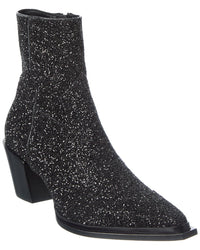 Jimmy Choo Jimmy Choo Cece Ab 60 Glitter Leather Bootie