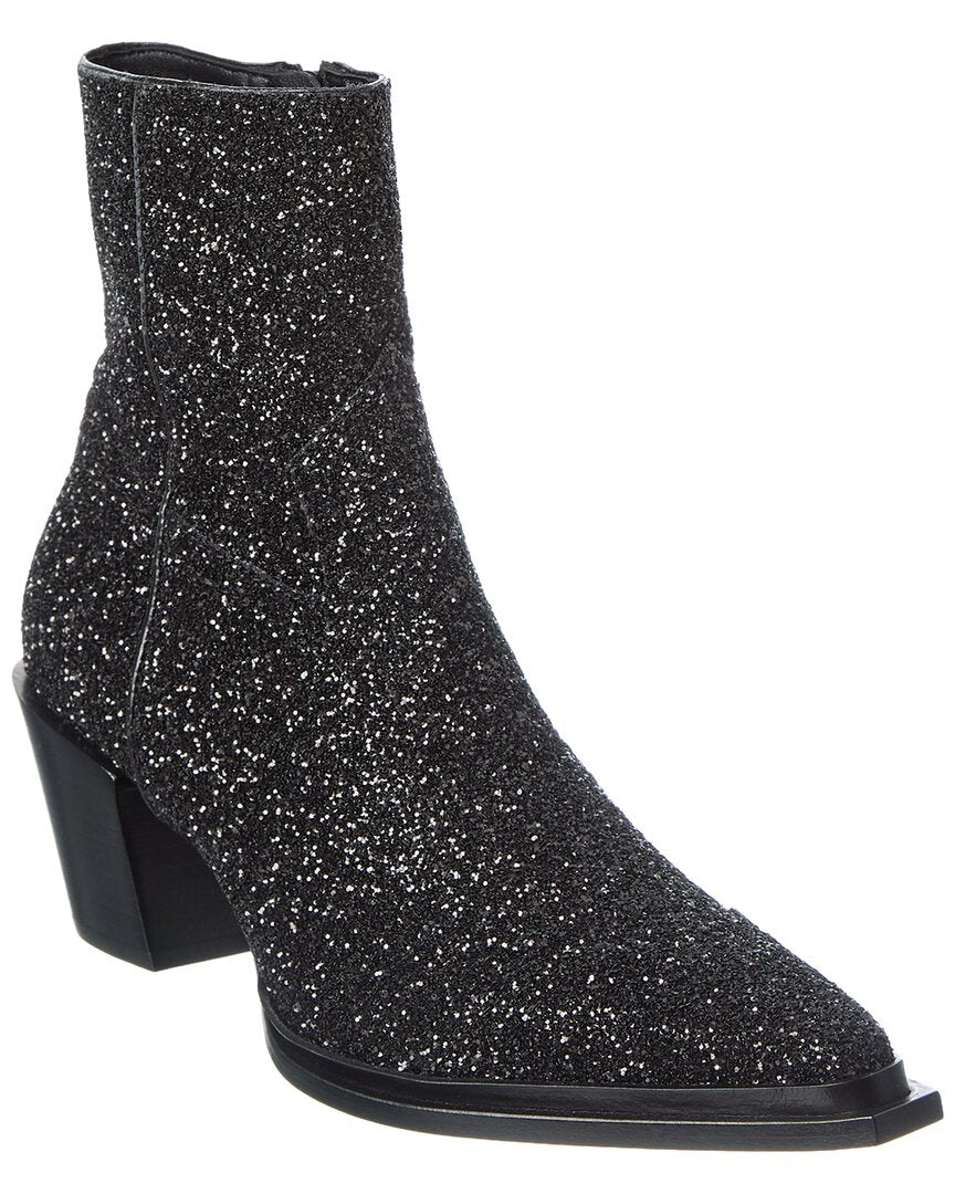 Jimmy Choo Jimmy Choo Cece Ab 60 Glitter Leather Bootie