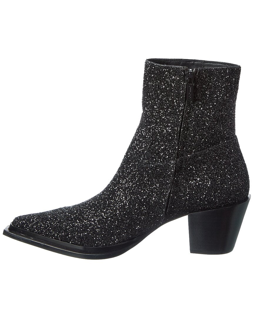 Jimmy Choo Jimmy Choo Cece Ab 60 Glitter Leather Bootie