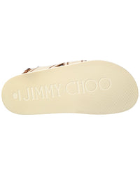 Jimmy Choo Joa Canvas & Leather Sandal