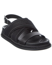 Jimmy Choo Joa Canvas & Leather Sandal