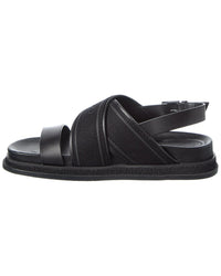 Jimmy Choo Joa Canvas & Leather Sandal