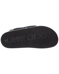 Jimmy Choo Joa Canvas & Leather Sandal