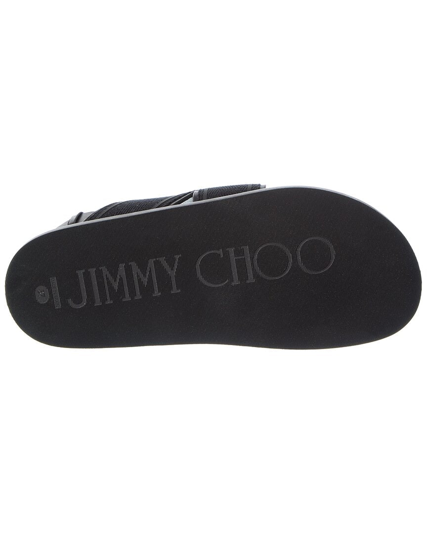 Jimmy Choo Joa Canvas & Leather Sandal