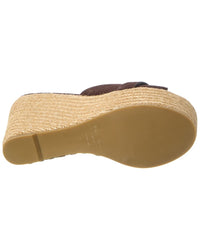 Jimmy Choo Leda 100 Suede Wedge Sandal