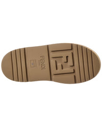 FENDI Fendi Apres Ff Suede & Shearling Mule