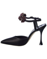 Manolo Blahnik Mabina 105 Satin Pump