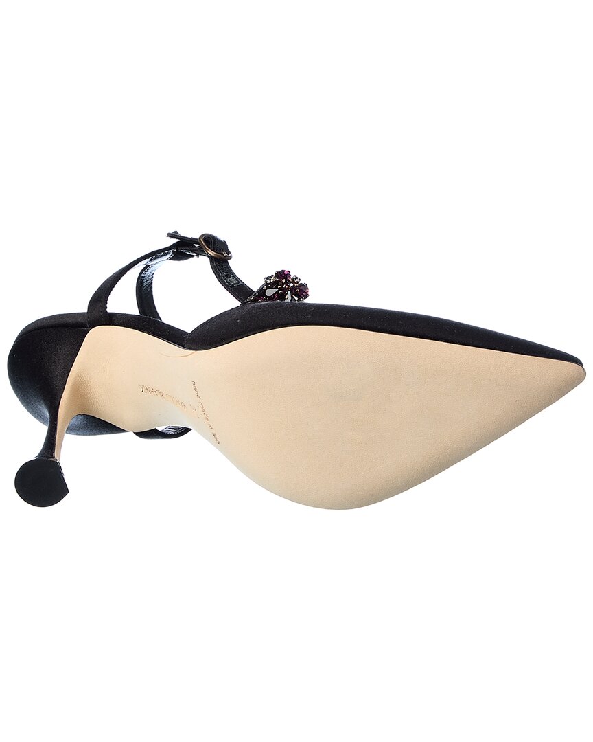 Manolo Blahnik Mabina 105 Satin Pump