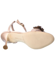 Manolo Blahnik Finah 90 Satin Sandal