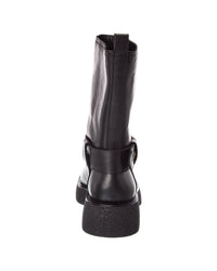 Versace Leather Biker Boot