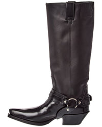 Versace Taxano Leather Knee High Boot