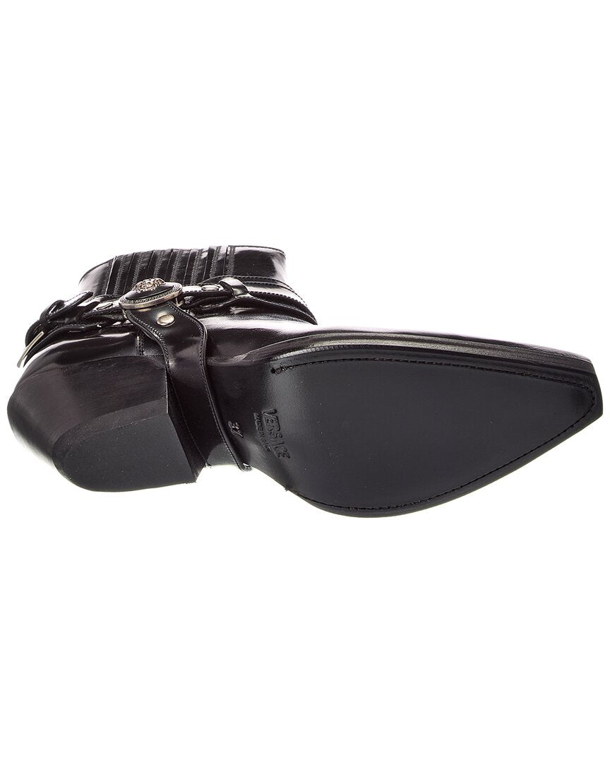 Versace Leather Bootie
