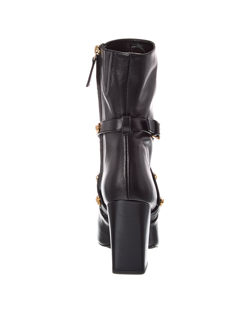 Versace Medusa Leather Boot