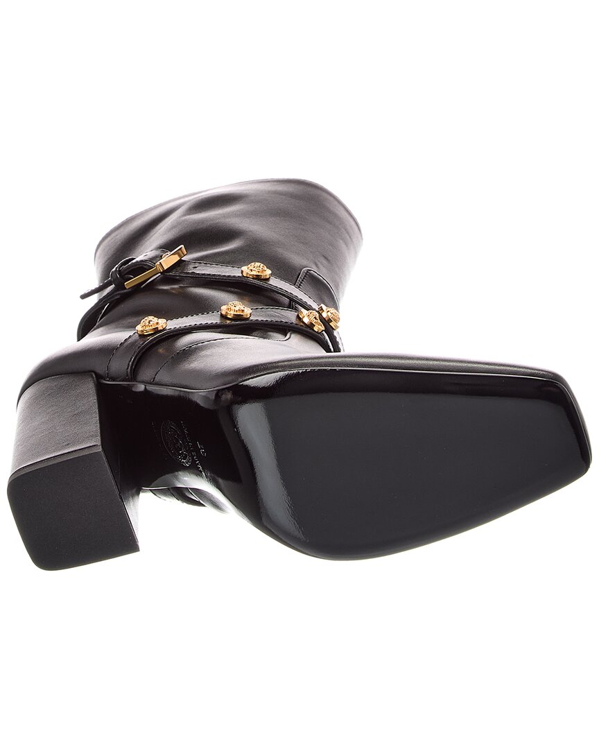 Versace Medusa Leather Boot