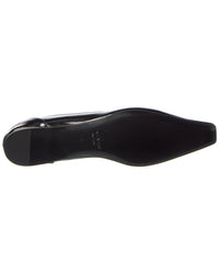 Saint Laurent Poppy Leather Flat