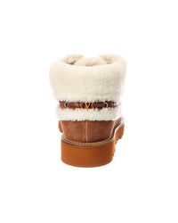 Valentino Valentino Palm Avenue Suede & Shearling Bootie