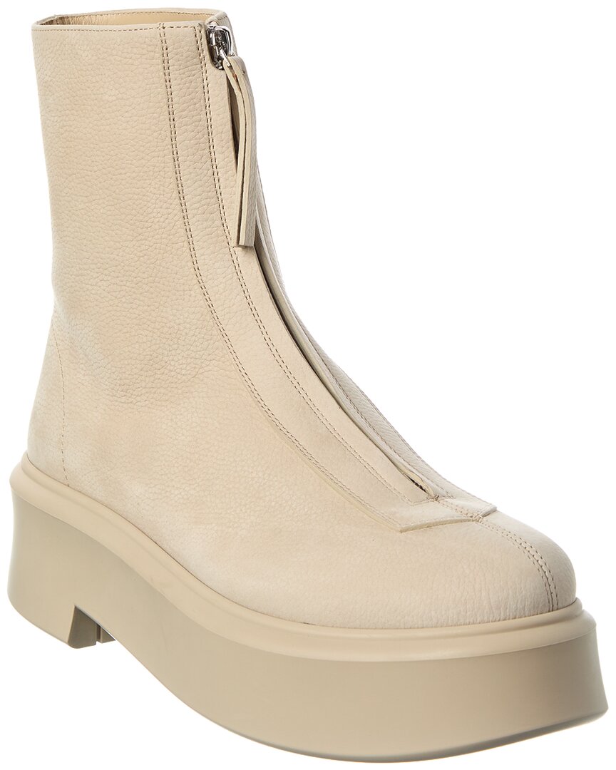 The Row Zipped Leather Boot