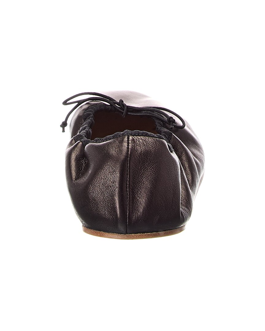 The Row Bow Leather Flat