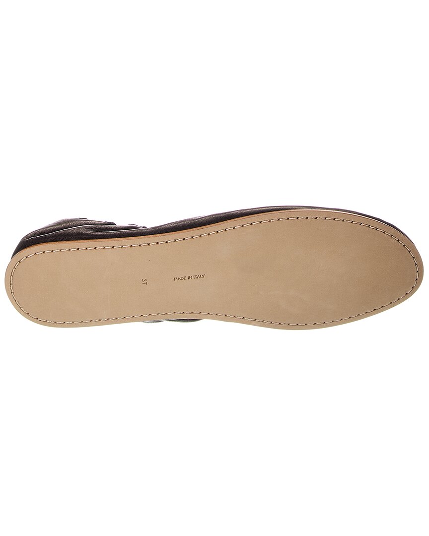 The Row Bow Leather Flat