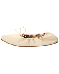 The Row Bow Leather Flat