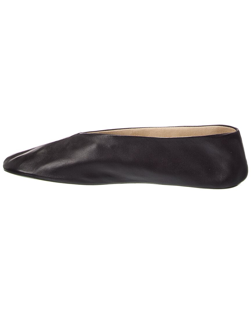 The Row Stella Leather Flat