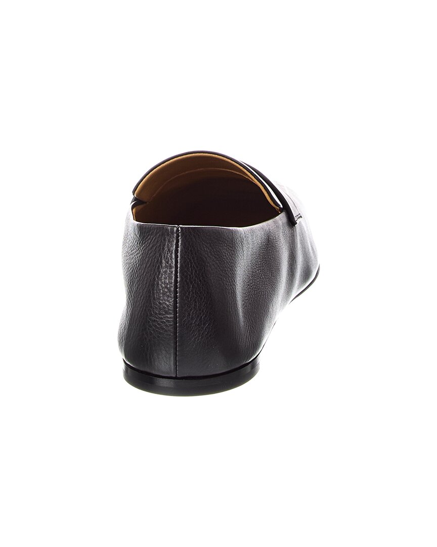 The Row Square Leather Loafer