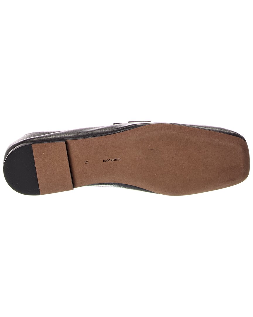 The Row Square Leather Loafer