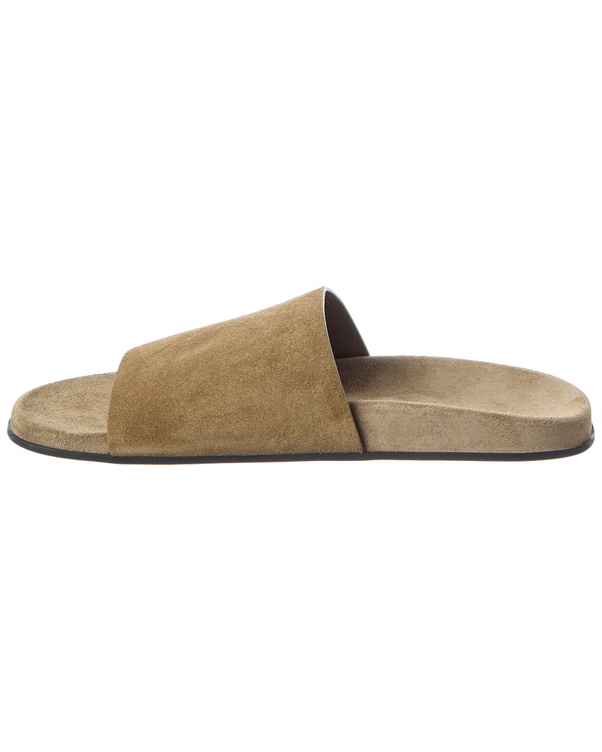 The Row Hugh Suede Slide