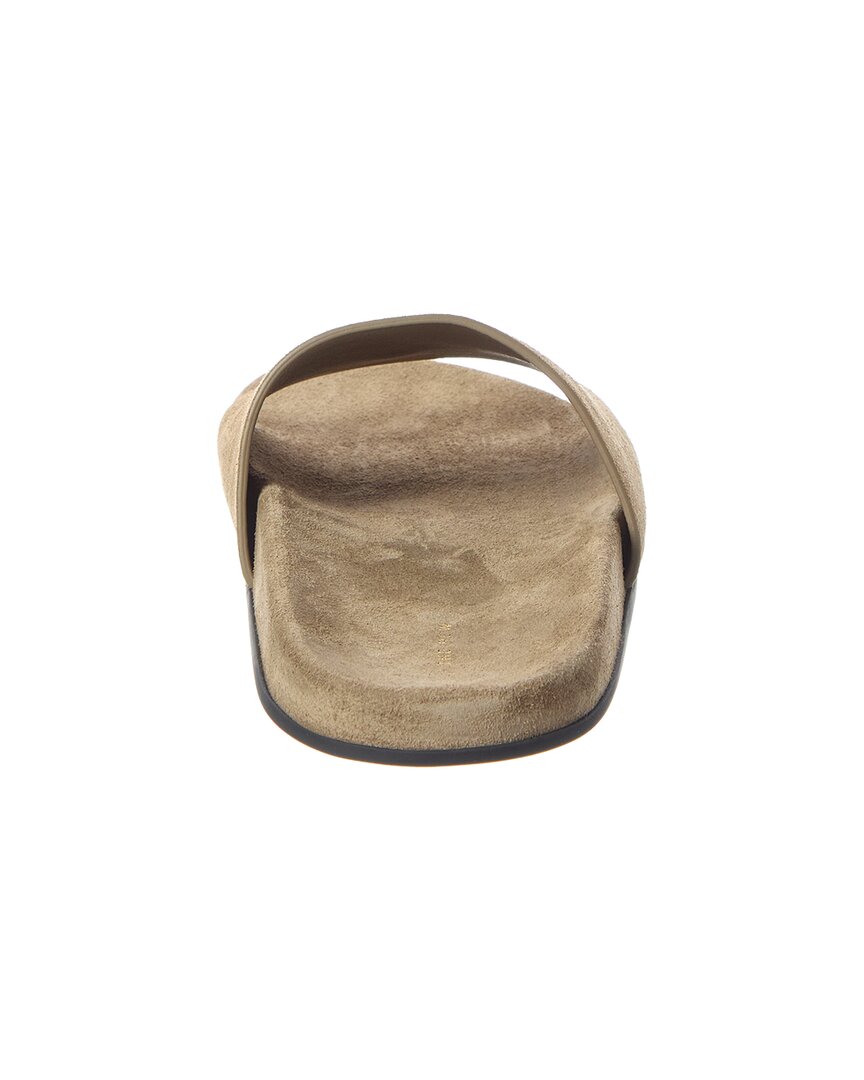 The Row Hugh Suede Slide