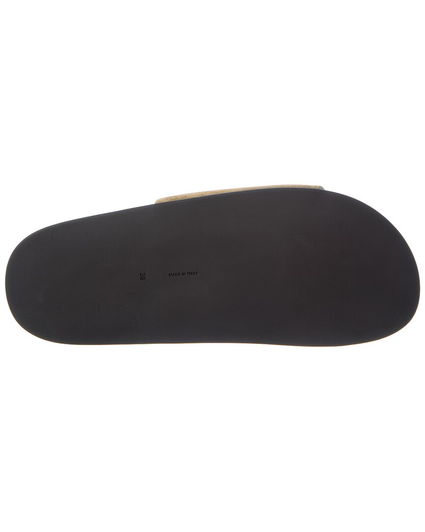 The Row Hugh Suede Slide
