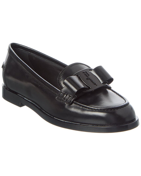 Ferragamo VIVALDO 7 ブラック Salvatore Ferragamo Vivaldo Loafers | ShopSimon