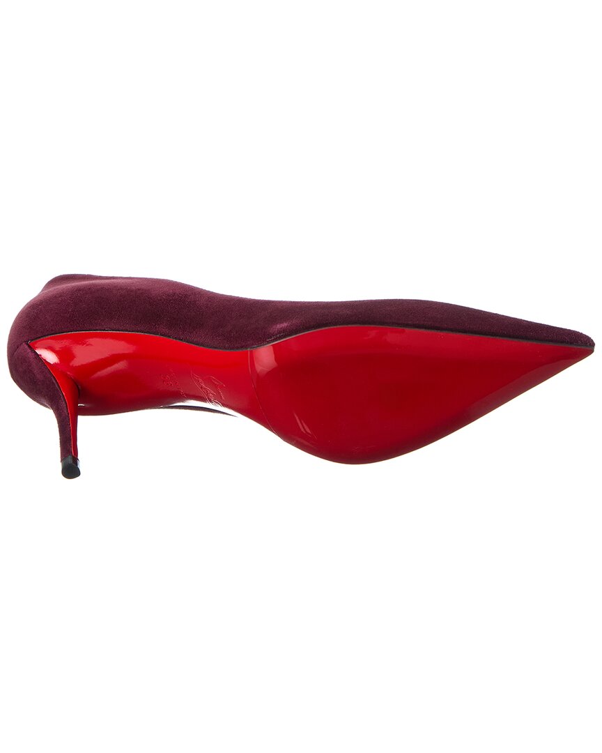 Christian Louboutin Miss Z 80 Suede Pump
