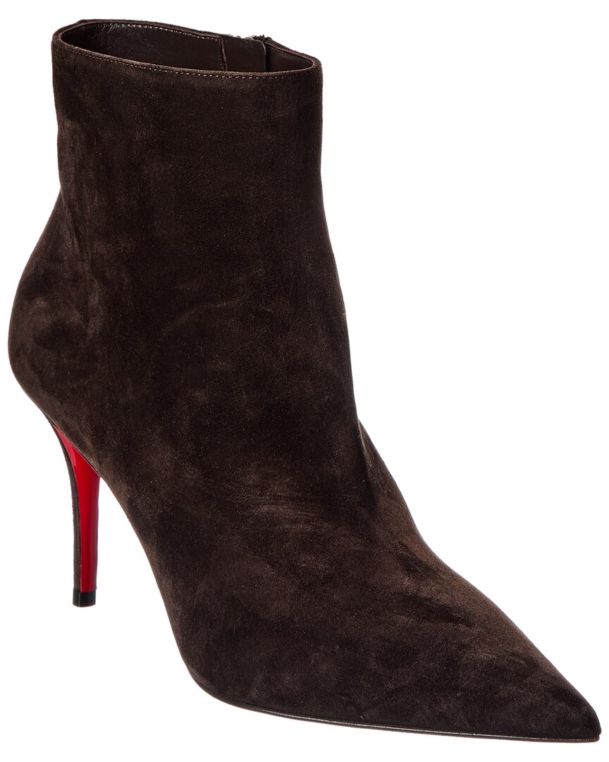 Christian Louboutin Dnu Pack Christian Louboutin Miss Z 80 Suede Bootie