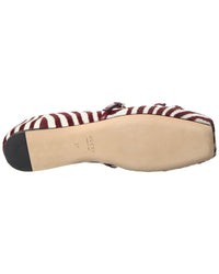 Gucci Horsebit Haircalf & Leather Ballet Flat