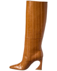 FENDI Dnu Pack Fendi Arco Leather Knee-High Bootie