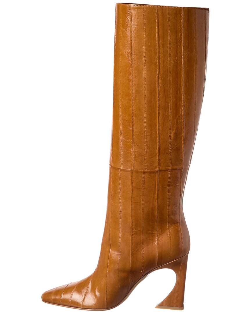 FENDI Dnu Pack Fendi Arco Leather Knee-High Bootie