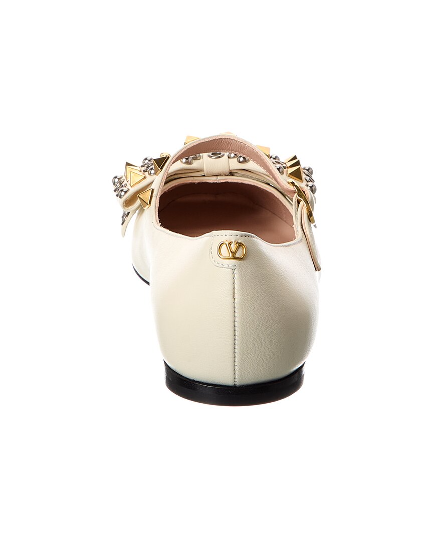 Valentino Rockstud Leather Flat