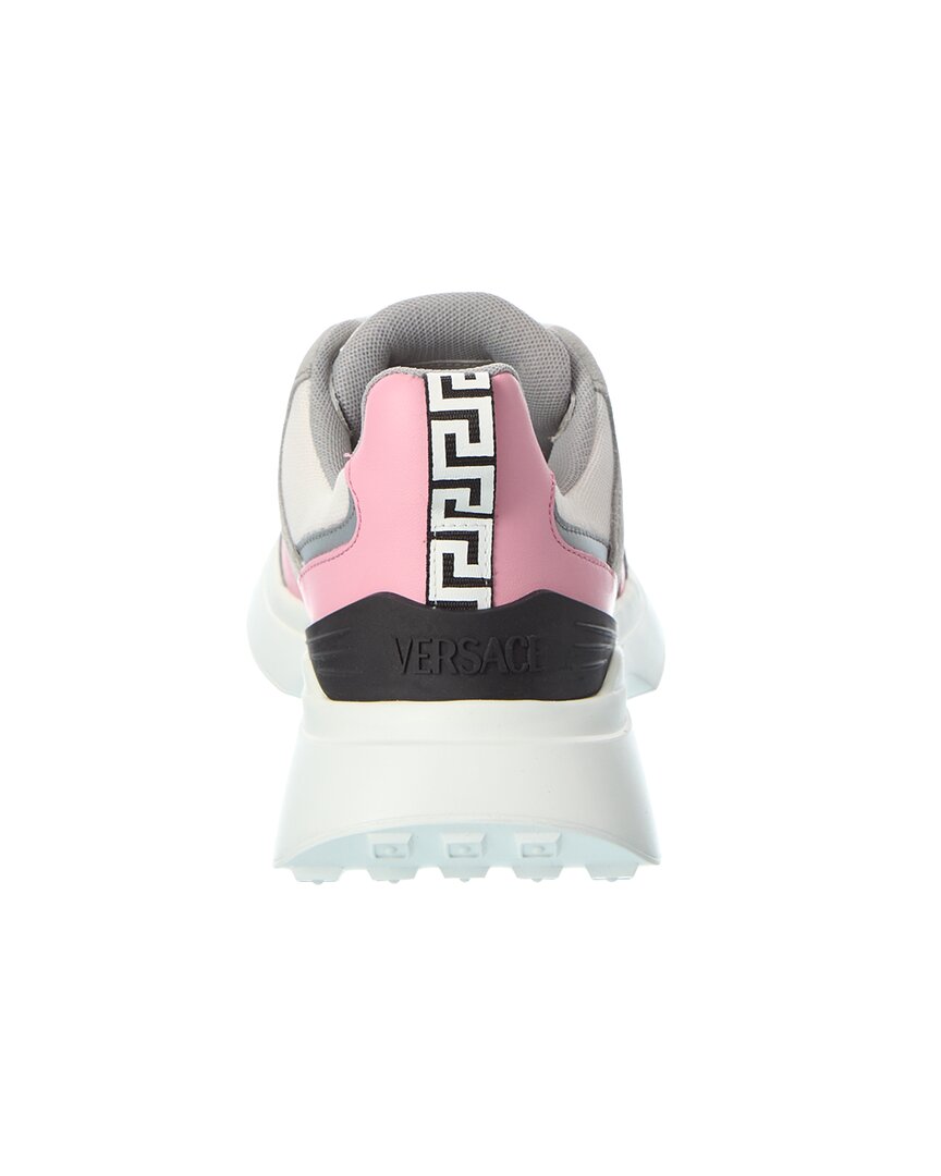 Versace Leather & Mesh Sneaker