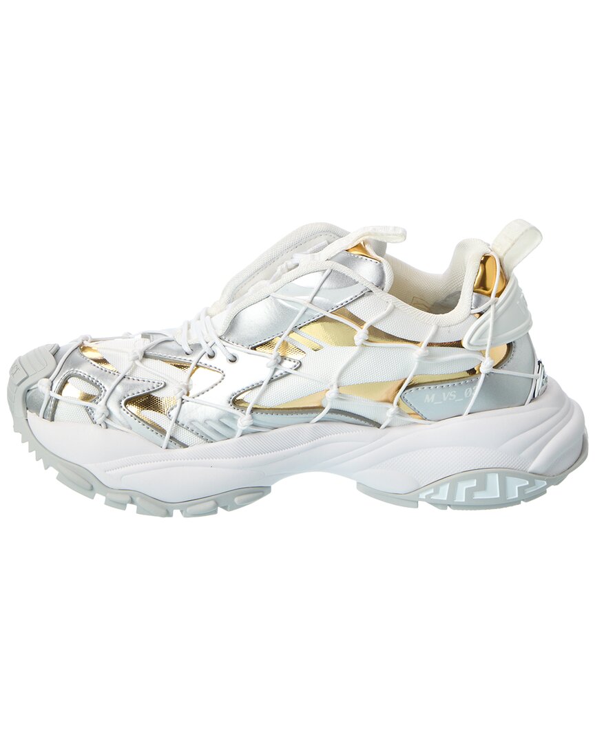 Versace Leather & Mesh Sneaker