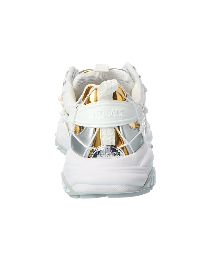 Versace Leather & Mesh Sneaker