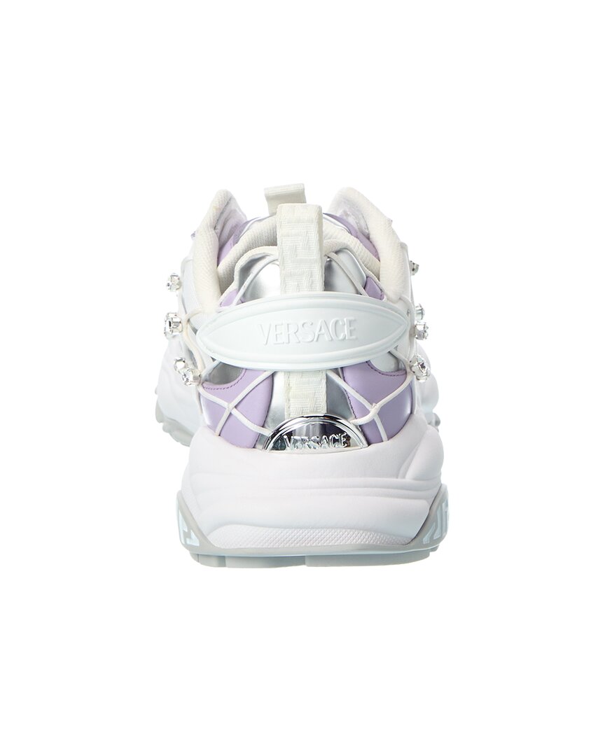 Versace Leather & Mesh Sneaker
