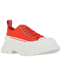 Alexander Mcqueen Tread Slick Canvas & Leather Sneaker