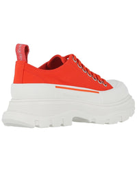 Alexander Mcqueen Tread Slick Canvas & Leather Sneaker