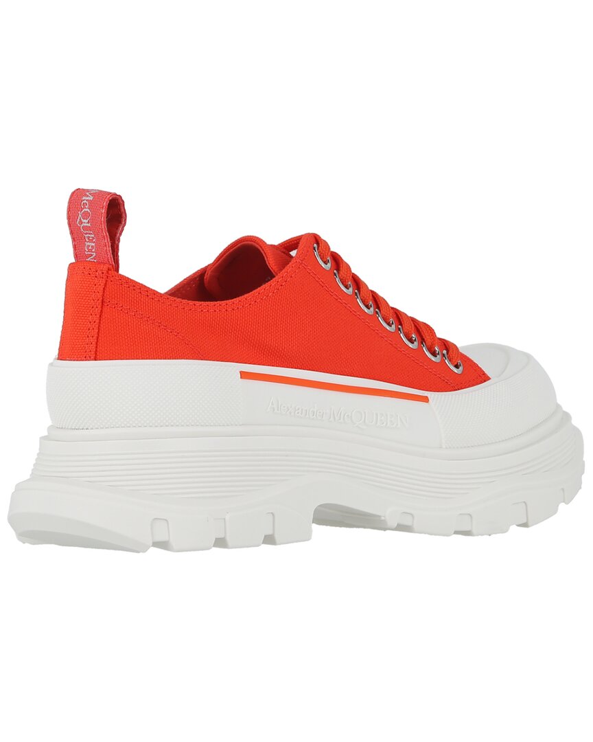 Alexander Mcqueen Tread Slick Canvas & Leather Sneaker