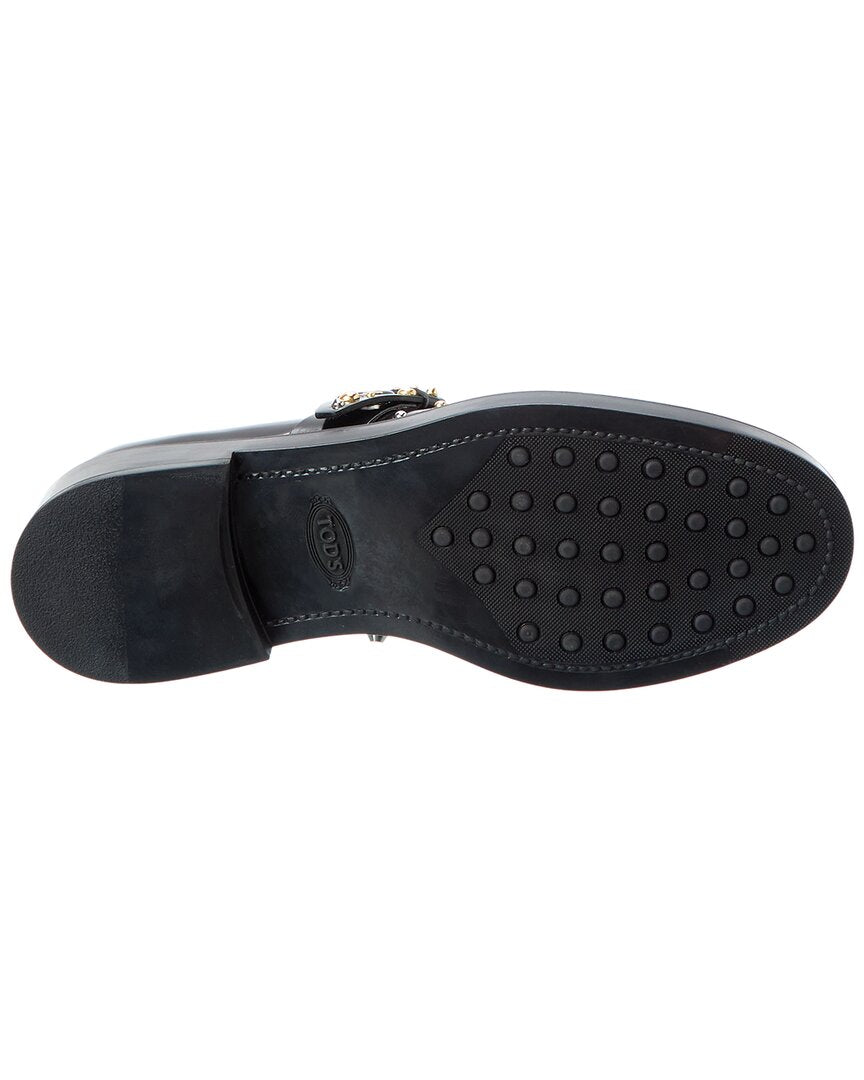 Tod’S Gomma Bosso Leather Loafer