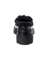 Tod’S Leather & Shearling Loafer