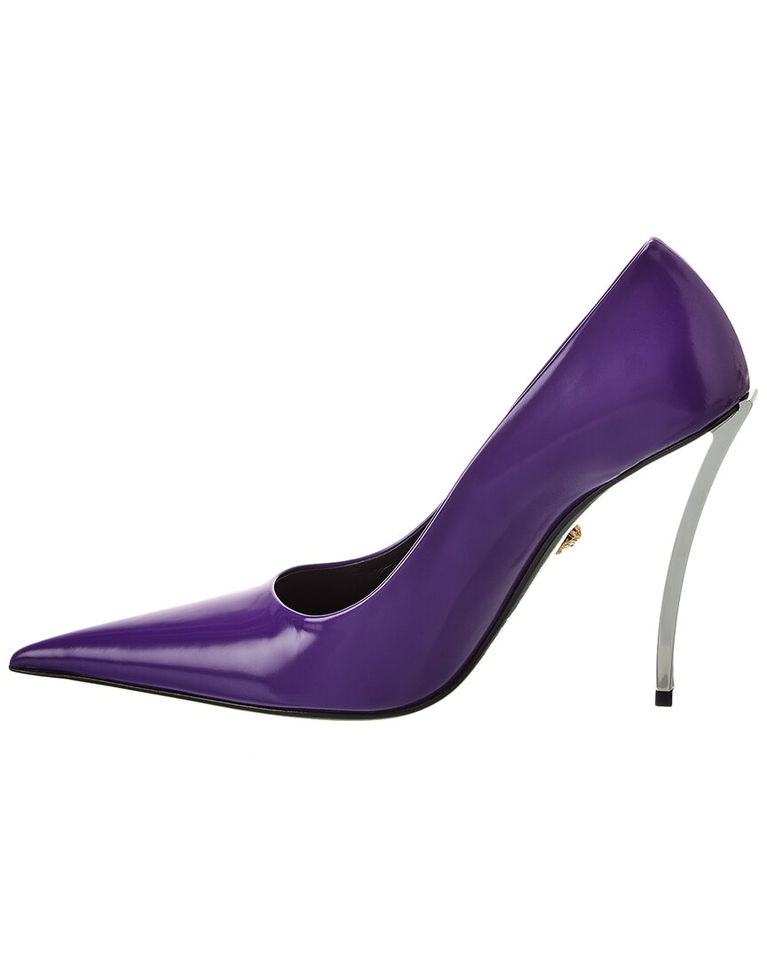 Versace Pin Point Leather Pump
