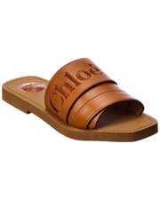 Chloé Woody Leather Slide
