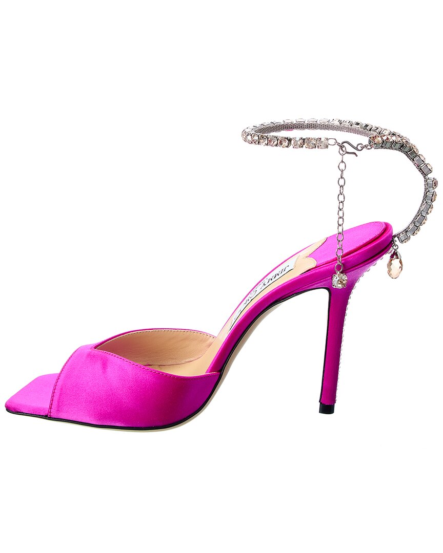 Jimmy Choo Saeda 100 Satin Sandal